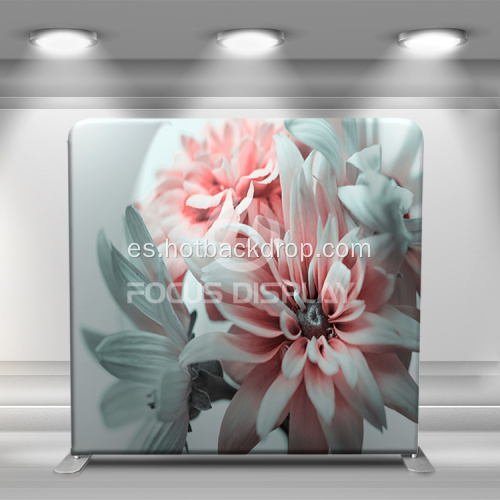 marco de tela de fondo portátil de flores
